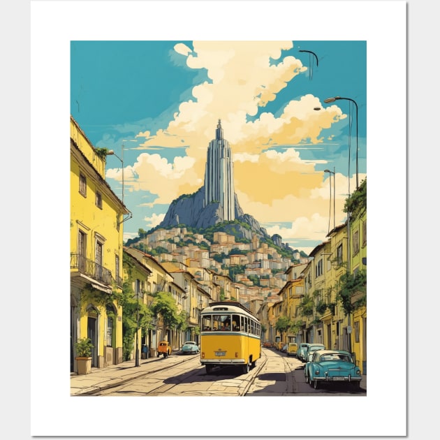 Distrito Federal Brazil Vintage Tourism Travel Poster Wall Art by TravelersGems